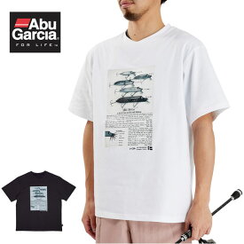 アブガルシア バグオフ Hi-Lo グラフィックTシャツ 半袖 AbuGarcia 24SAB-011 着る虫よけ 釣り アウトドア フィッシング 釣り ルアー柄 Bug Off Hi-Lo Graphic T