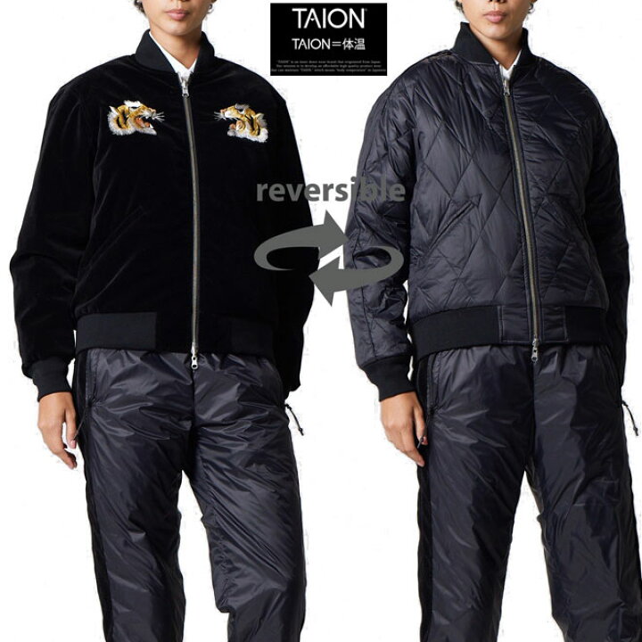楽天市場】TAION UNISEX ジャパンスペシャル リバーシブル スカジャン 