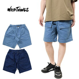 ワイルドシングス ショートパンツ シェルテックデニムブッシュショーツ WILD THINGS WT21012SG メンズ 春夏 アウトドア キャンプ ウェア