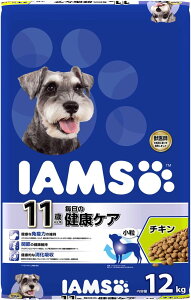 ドッグフード シニア【アイムス 11歳以上用 毎日の健康ケア チキン 小粒 12kg】ドッグフード 健康管理 ドッグフード ドライフード ドックフード ペットフード ドライフード 犬の餌 犬のエサ