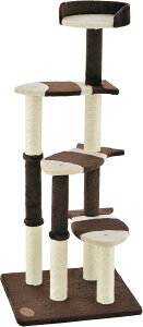 キャットタワー おしゃれ【アドメイト 猫のおあそびポール お魚ファミリー ハイタイプ】キャットタワー つめとぎ 猫 遊び場 キャット 猫用品 キャット用品 猫用 ネコ タワー 高い 魚 ステッ