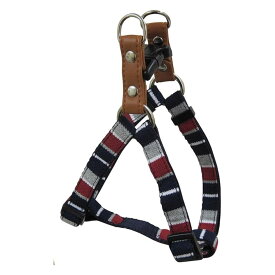 超小型犬 ハーネス おしゃれ【LEADOG パステル ボーダー カンタンハーネス S／SS ネイビー】小型犬 ハーネス おしゃれ ハーネス 犬 おしゃれ 小型犬 犬用品 犬用 ペット用品 ペット用 ドッグ用品 散歩 外出 お出かけ 縞模様 ボーダー オシャレ かわいい 可愛い おすすめ 人気
