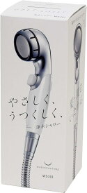 クリンスイ 浄水シャワー シャワーヘッド 白 + カートリッジ 1個 セット WS301-WT カートリッジ式 家庭用 水道水 塩素除去 軟水シャワー ヘアケア