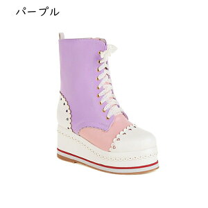 ���� �V���[�g�u�[�c ���f�B�[�X �傫���T�C�Y ���[�X�A�b�v ���[�X �n�[�g�` �o�C�J���[ ���� ���b�� 7.5cm�q�[�� ���E���h�g�D �H�~ �Ã����C �������T�C�Y �X�j�[�J�[�u�[�c Lolita