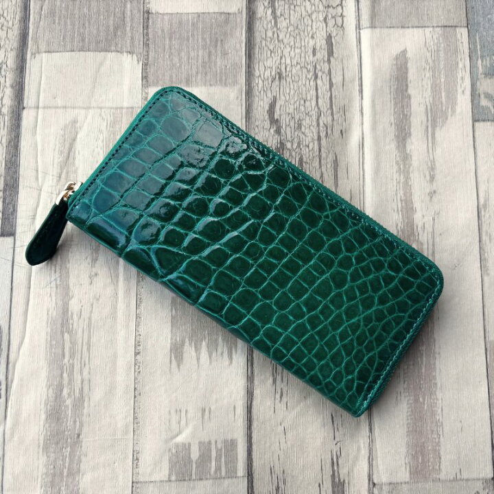 楽天市場】No.3 シャイ二ング クロコダイル 長財布 メンズ レディース 