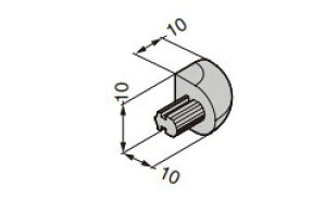 �G���h�L���b�v1W �yEX905-21�z �V���o�[ �X�K�c�l�H�� LAMP �����v