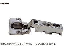 ステンレス鋼製スライド丁番 100 100°開き 19mmかぶせ キャッチなし/キャッチ付 研磨仕上 スガツネ工業 LAMP ランプ【ビス・座金別売】