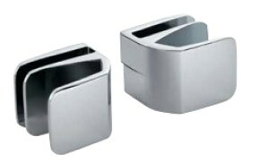 ガラス用つまみ 【17-40-080】 仕上: クロムめっきスガツネ工業 LAMP ランプ 1セット(左右各1ヶ)