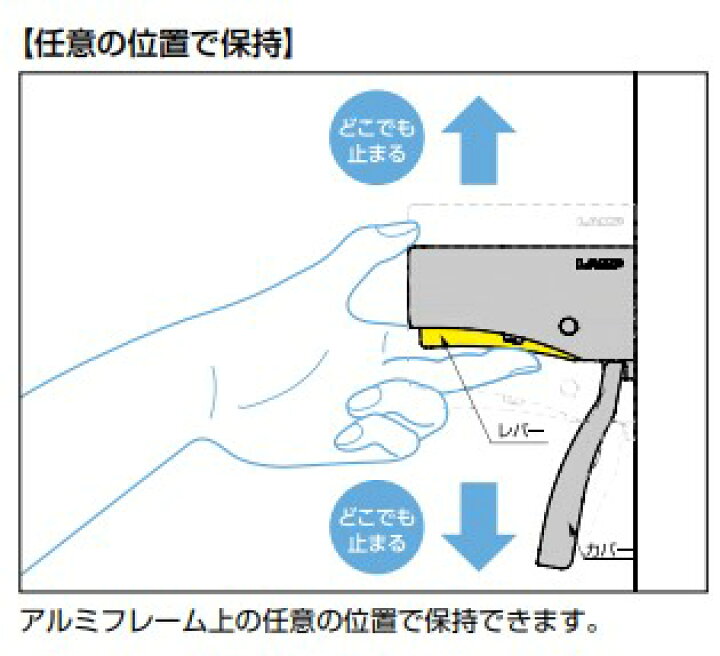 楽天市場】フリースライドロック 【FSL-V36】スガツネ工業 LAMP ランプ 
