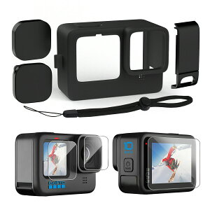 �y�S�i10��OFF���ő�2,000�~OFF�zGoPro hero10 �p �A�N�Z�T���[ hero9 �p���A�N�Z�T���[�V�J���y�t���t�B����3�� �ی�P�[�X �d�r�J�o�[ �����Y�J�o�[ �T�C�h�h�A�J�o�[ �n���h�X�g���b�v �����L�^ 