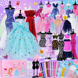 洋服デザインキット 手芸 メイキングトイ DIY 手作りキット 縫わない 初めてでも簡単 裁縫 おもちゃ 手芸キット 洋裁 手作りキット 裁縫セット おもちゃ 女の子 高学年 小学生 子供 プレゼント 誕生日 クリスマス ギフト