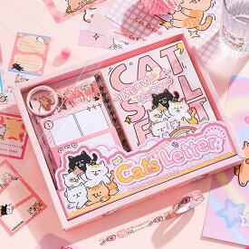 日記帳 セット 116点セット 文房具セット シール帳 手帳 人気 a6 可愛い猫柄ノート かわいい 子供 シール帳 ノートセット レトロスタイル 可愛い手帳 和紙テープ ステッカー付き 女の子 小学生 子供 卒業記念品 文房具 進学 新学期 小学生女子が喜ぶプレゼント