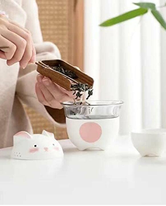 楽天市場】お茶用品セット セラミック製 ポータブルティーセット 