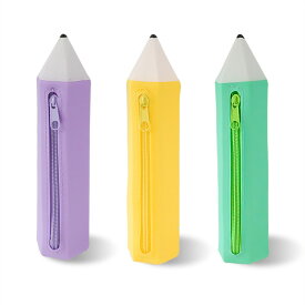 「10％OFFクーポン配布中」鉛筆型ペンケース かわいい 学生人気 シリコン鉛筆バッグ 文房具 収納ポーチ 筆箱 収納ボックス小物入れ化粧ポーチ 小学生 中学生 可愛い プレゼントギフト贈り物 男女兼用入学前準備入学祝い