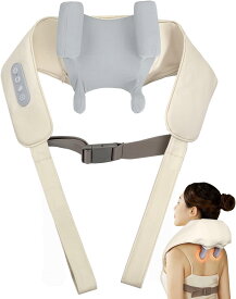 ネックケア 首 リラクゼーション器 首/肩/腰/背中/太もも ネックリラックス 加温機能 2段階強度調節 長さ調節可能 静音 コードレス Type-C充電式 洗える布カバー 軽量 簡単操作 男女兼用 母の日 父の日 記念日 誕生日 新年 プレゼント クリスマス お祝い ギフト贈り物 家庭用
