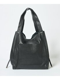 ビッグレザートートバッグ《MILLELA FIRENZE》 FAVORITE SUKINAMONO イネド バッグ トートバッグ ホワイト ブラック【送料無料】[Rakuten Fashion]