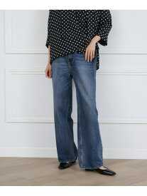 《SUPERIOR CLOSET》別注サスペンダー付きワイドデニムパンツ《Healthy DENIM》 INED イネド パンツ ジーンズ・デニムパンツ ブルー【送料無料】[Rakuten Fashion]