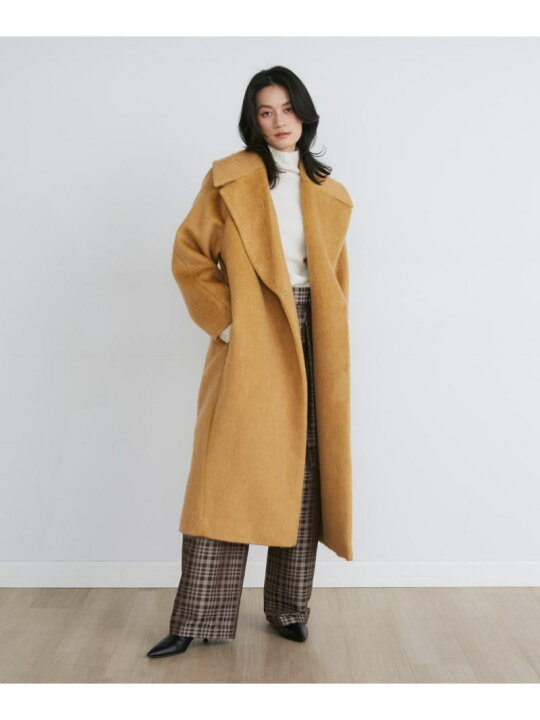 楽天市場】モヘヤシャギーロングコート《la veille by SUPERIOR CLOSET 