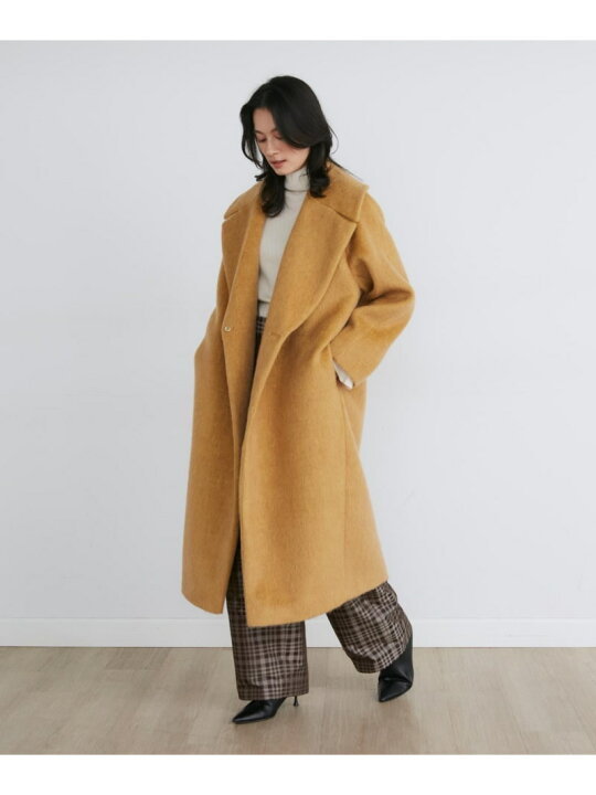 楽天市場】モヘヤシャギーロングコート《la veille by SUPERIOR CLOSET 