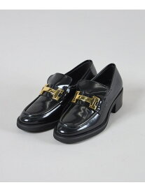厚底ビットローファー《LucaGrossi/ルカグロッシ》 INED イネド シューズ・靴 その他のシューズ・靴 ブラック【送料無料】[Rakuten Fashion]