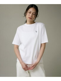 ロゴ刺繍Tシャツ I.T.'S. international イッツインターナショナル トップス カットソー・Tシャツ ホワイト グレー【送料無料】[Rakuten Fashion]