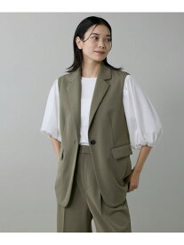 【SALE／55%OFF】テーラードジレ INED イネド トップス ベスト・ジレ カーキグリーン ブラック【RBA_E】【送料無料】[Rakuten Fashion]