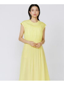 【SALE／50%OFF】タックワンピース INED イネド ワンピース・ドレス ワンピース イエロー【RBA_E】【送料無料】[Rakuten Fashion]