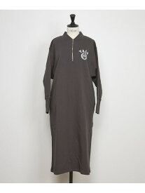 【SALE／20%OFF】カレッジスウェットワンピースYALE《GOOD ROCK SPEED》 INED イネド ワンピース・ドレス ワンピース ブラック【RBA_E】【送料無料】[Rakuten Fashion]