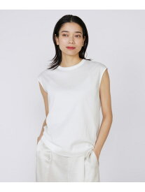 【SALE／50%OFF】フレンチスリーブトップス INED イネド トップス カットソー・Tシャツ ブラック グレー グリーン ホワイト【RBA_E】【送料無料】[Rakuten Fashion]