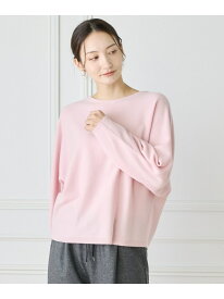 【SALE／30%OFF】《WEB限定カラー》カシミヤ混ドルマンスリーブニット INED イネド トップス ニット ホワイト グレー イエロー ピンク ブラック【RBA_E】【送料無料】[Rakuten Fashion]