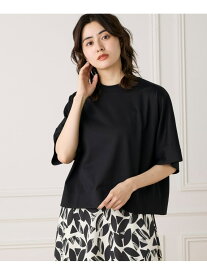 【SALE／50%OFF】ボクシーシルエットTシャツ INED イネド トップス カットソー・Tシャツ ブラック グレー ホワイト【RBA_E】【送料無料】[Rakuten Fashion]