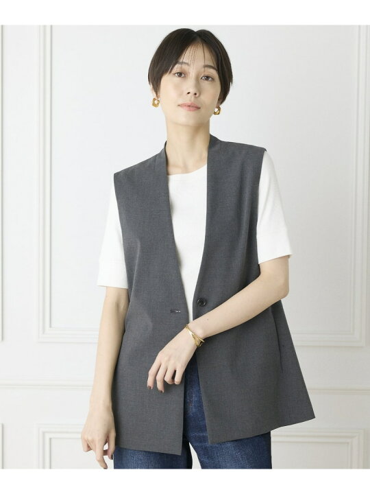 楽天市場】【SALE／65%OFF】2WAYストレッチノーカラージレ INED イネド 