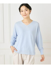 【SALE／38%OFF】ホールガーメントVネックニット《Cuoo》 I.T.'S. international イッツインターナショナル トップス ニット グレー ピンク オレンジ ブルー【RBA_E】【送料無料】[Rakuten Fashion]