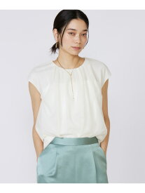 【SALE／70%OFF】チュールブラウス INED イネド トップス シャツ・ブラウス ブラック ブルー ホワイト【RBA_E】【送料無料】[Rakuten Fashion]