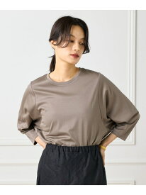 【SALE／50%OFF】ワイドスリーブコクーンカットソー INED イネド トップス カットソー・Tシャツ ブラック ホワイト【RBA_E】【送料無料】[Rakuten Fashion]