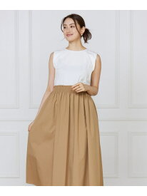 【SALE／45%OFF】コンビワンピース INED イネド ワンピース・ドレス ワンピース ブラック ベージュ【RBA_E】【送料無料】[Rakuten Fashion]