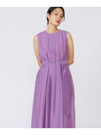【SALE／50%OFF】シアーワンピース INED イネド ワンピース・ドレス ワンピース ブラック パープル ベージュ【RBA_E】【送料無料】[Rakuten Fashion]