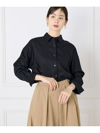 【SALE／29%OFF】オーバーサイズリネンシャツ《FUDGE 7月号掲載商品》 I.T.'S. international イッツインターナショナル トップス シャツ・ブラウス ベージュ ブルー ブラック カーキグリーン【RBA_E】【送料無料】[Rakuten Fashion]