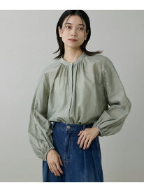 【SALE／45%OFF】《大きいサイズ》ラメドットギャザーブラウス INED イネド トップス シャツ・ブラウス カーキグリーン ホワイト ブラック【RBA_E】【送料無料】[Rakuten Fashion]