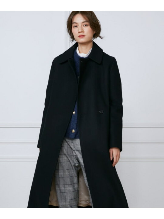 楽天市場】【SALE／37%OFF】メルトンラップコート INED イネド 