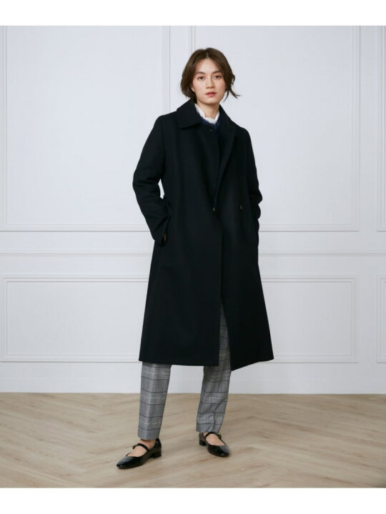 楽天市場】【SALE／37%OFF】メルトンラップコート INED イネド 