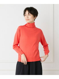 ウォッシャブルウールベーシックタートルネックニット《HARMONY》 I.T.'S. international イッツインターナショナル トップス ニット ベージュ パープル グレー ブラック ブルー【送料無料】[Rakuten Fashion]