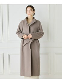 【SALE／10%OFF】スタンドカラーラグランスリーブコート INED イネド ジャケット・アウター ステンカラーコート ブラック グレー【RBA_E】【送料無料】[Rakuten Fashion]
