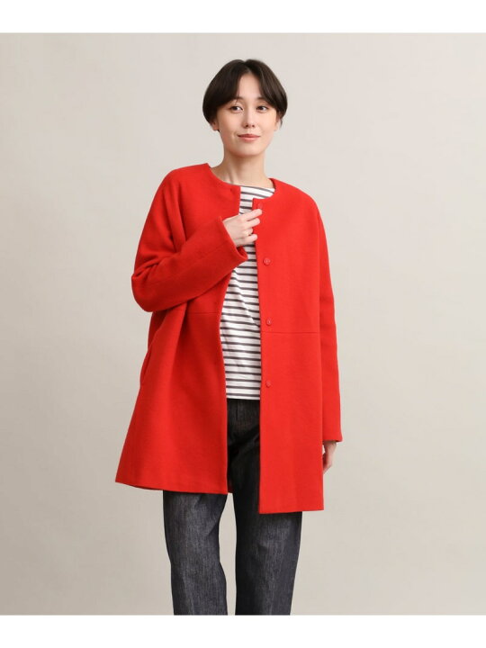 楽天市場】【SALE／70%OFF】ノーカラーコート《Super110