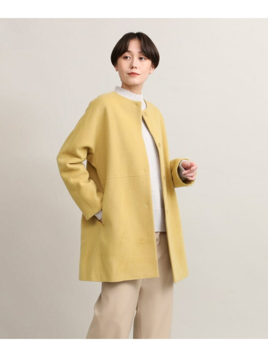 楽天市場】【SALE／70%OFF】ノーカラーコート《Super110 