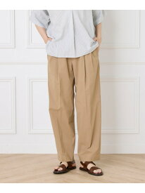 【SALE／26%OFF】タックテーパードイージーパンツ I.T.'S. international イッツインターナショナル パンツ スラックス・ドレスパンツ ベージュ ネイビー ブラック カーキグリーン【RBA_E】【送料無料】[Rakuten Fashion]