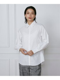 【SALE／40%OFF】《大きいサイズ》ハンマースリーブブラウス INED イネド トップス シャツ・ブラウス ホワイト【RBA_E】【送料無料】[Rakuten Fashion]