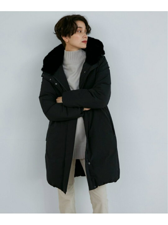 楽天市場】【SALE／40%OFF】フーデットロングダウンコート INED イネド 