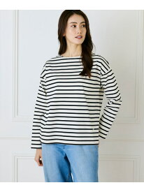 【SALE／30%OFF】ボーダーロングスリーブT I.T.'S. international イッツインターナショナル トップス カットソー・Tシャツ ホワイト レッド ブラック【RBA_E】【送料無料】[Rakuten Fashion]