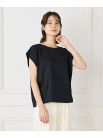 【SALE／30%OFF】ショートスリーブコクーントップス INED イネド トップス カットソー・Tシャツ カーキグリーン ホワイト ブラック【RBA_E】【送料無料】[Rakuten Fashion]